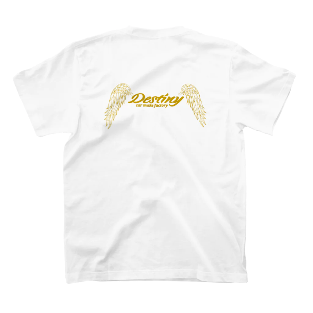 Destiny01のwing gold Regular Fit T-Shirtの裏面