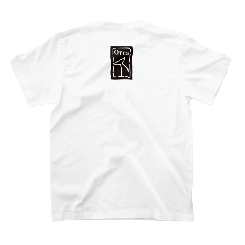 Like Native Americanのココペリ　シンプルデザイン　ネイティブアメリカン Regular Fit T-Shirtの裏面