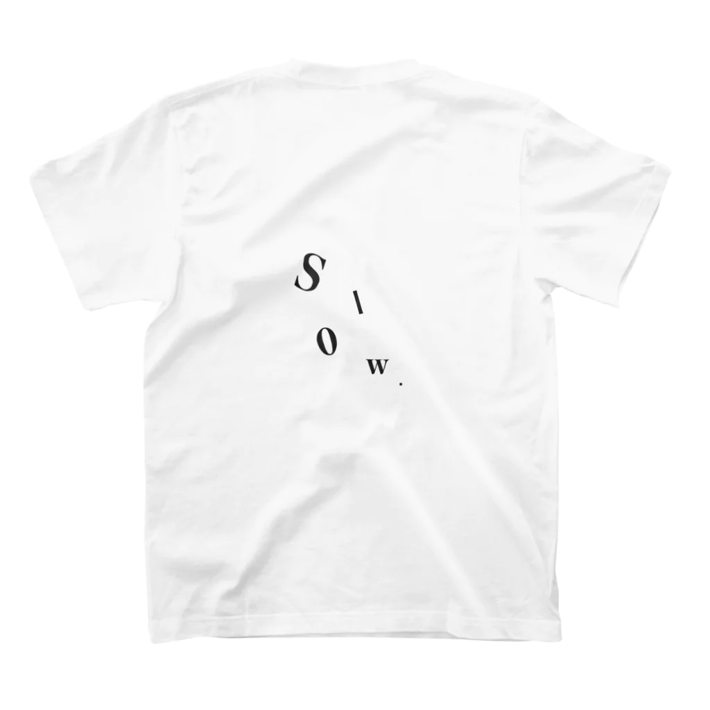 Slow_brand.のslow.brand スタンダードTシャツの裏面