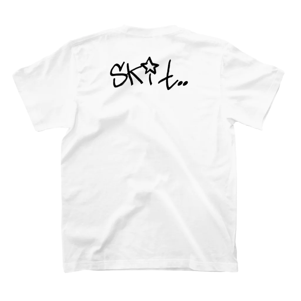 Skit..のサムライの至福の一時 スタンダードTシャツの裏面