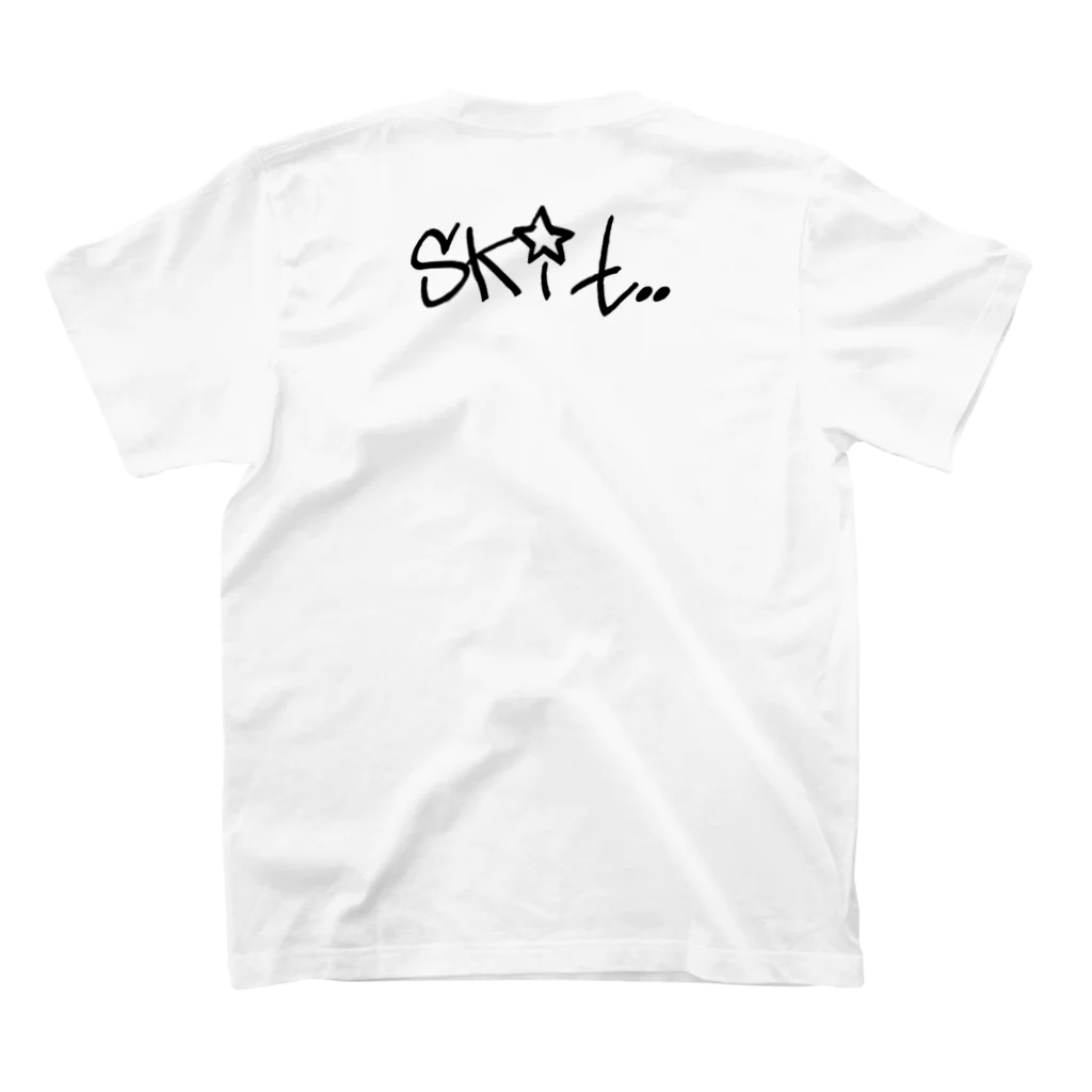 Skit..のバーコード柄 スタンダードTシャツの裏面