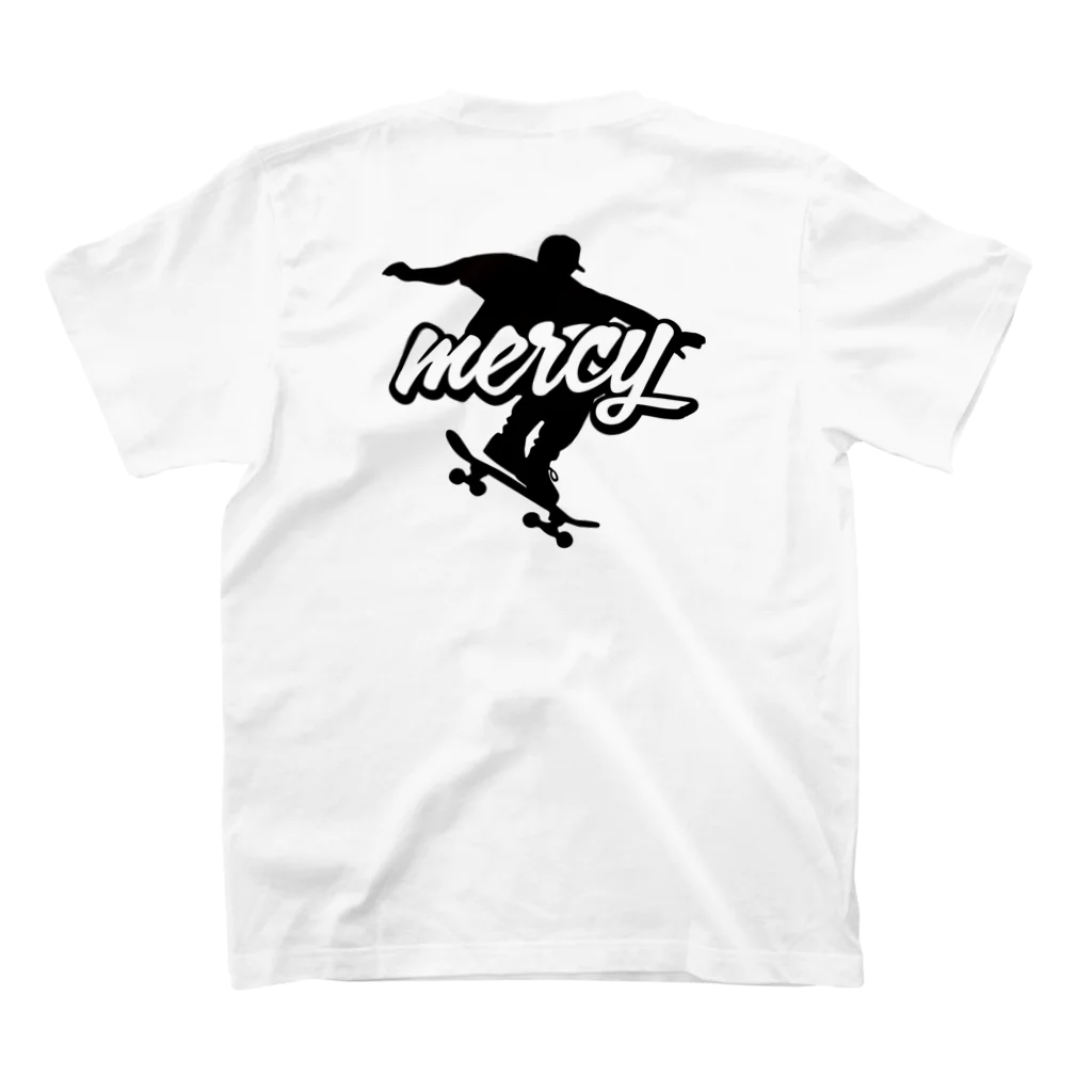 MERCYのmercy Tシャツ① 黒 スタンダードTシャツの裏面