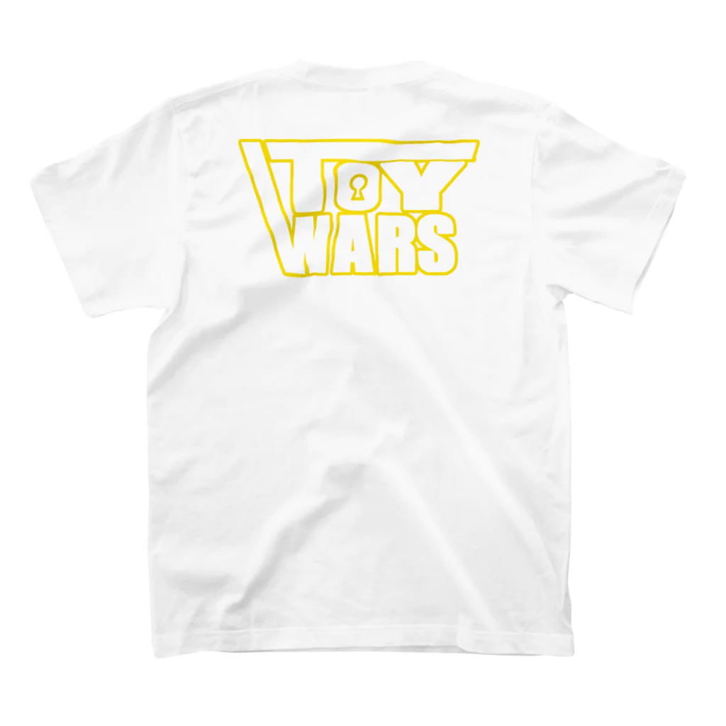 闇鍵でぃーきぃーのTOYWARS "DON'T PLAY AT HOME" スタンダードTシャツの裏面