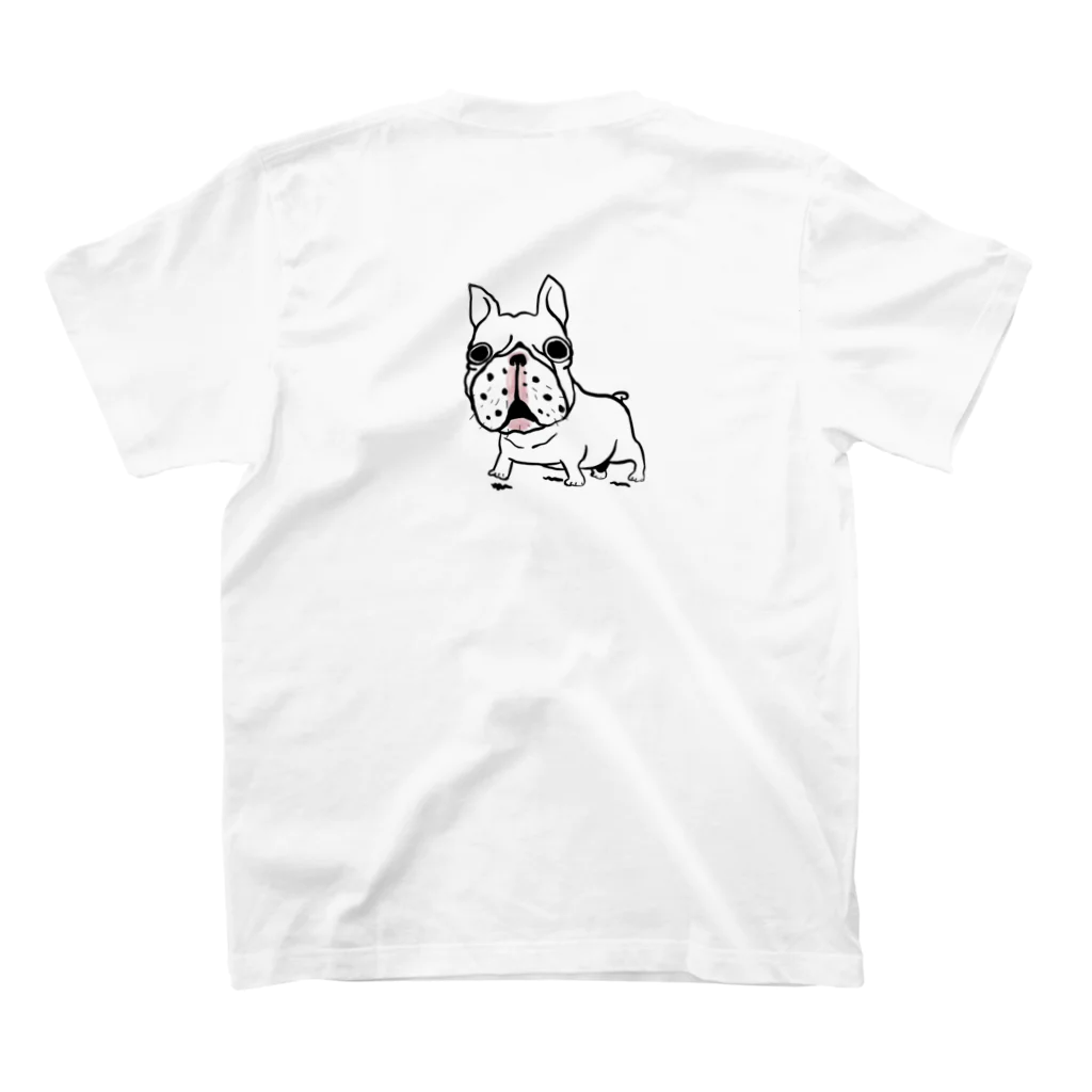 ブヒーズのSNUB NOSE DOGS※フレンチブルドッグ※ スタンダードTシャツの裏面