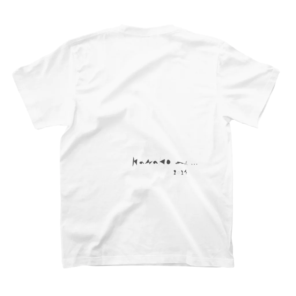 kanako_andの柳宗悦先生ー薄墨色ー スタンダードTシャツの裏面