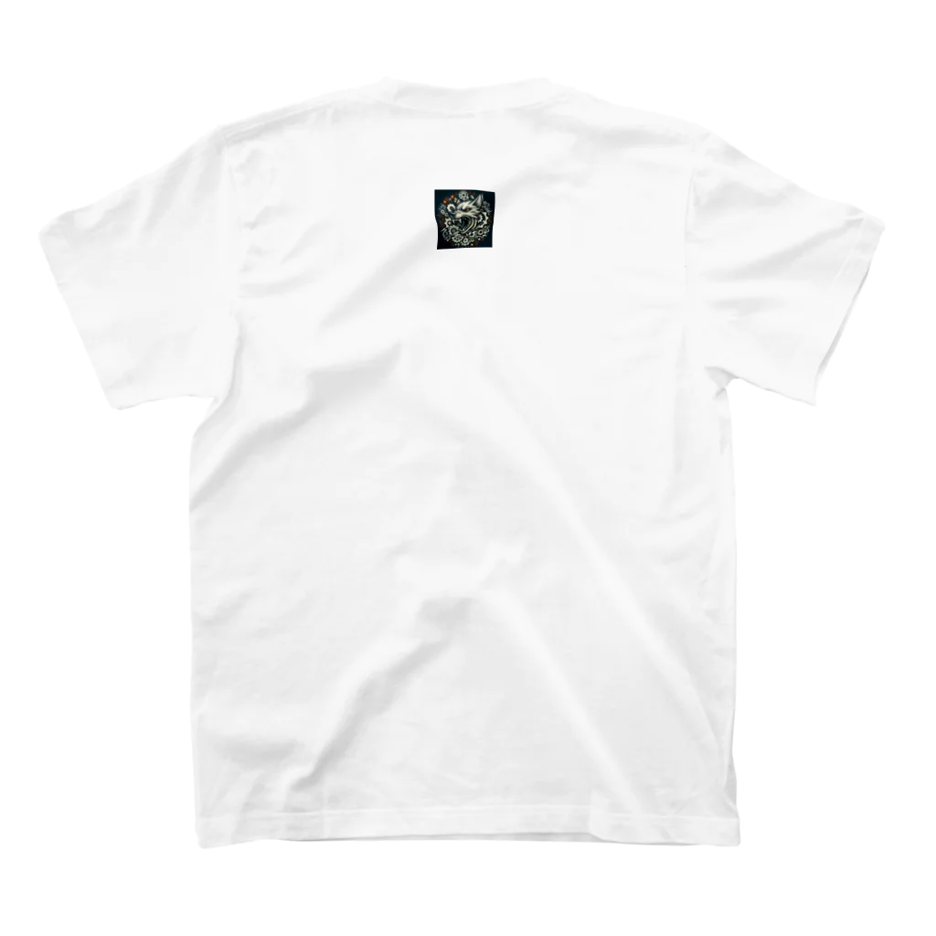 tink7788の文字Tシャツ(鉄を喰え) Regular Fit T-Shirtの裏面