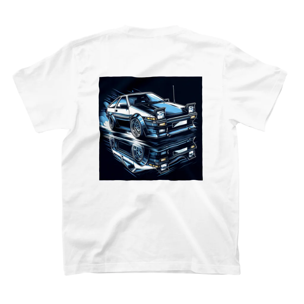 arousal_3_otのAE86、トレノ Regular Fit T-Shirtの裏面