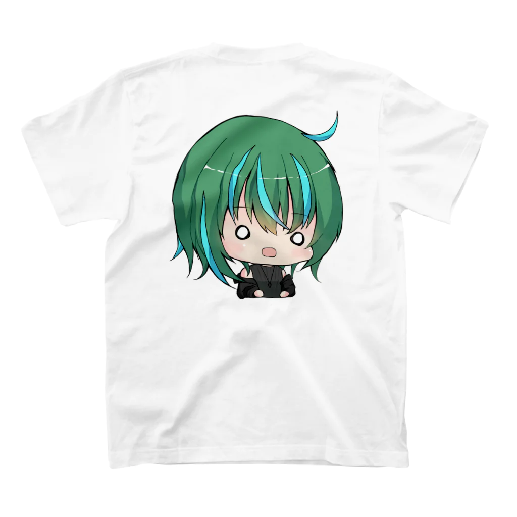 桂木はっぱ、🍃のはっぱちゃんスーパーわいわいグッズ スタンダードTシャツの裏面