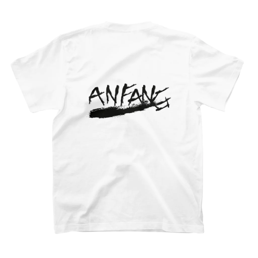 ANFANG のANFANG 空手ヨーキー スタンダードTシャツの裏面