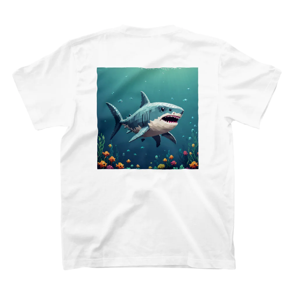 Kaz_Alter777のサメちゃん スタンダードTシャツの裏面