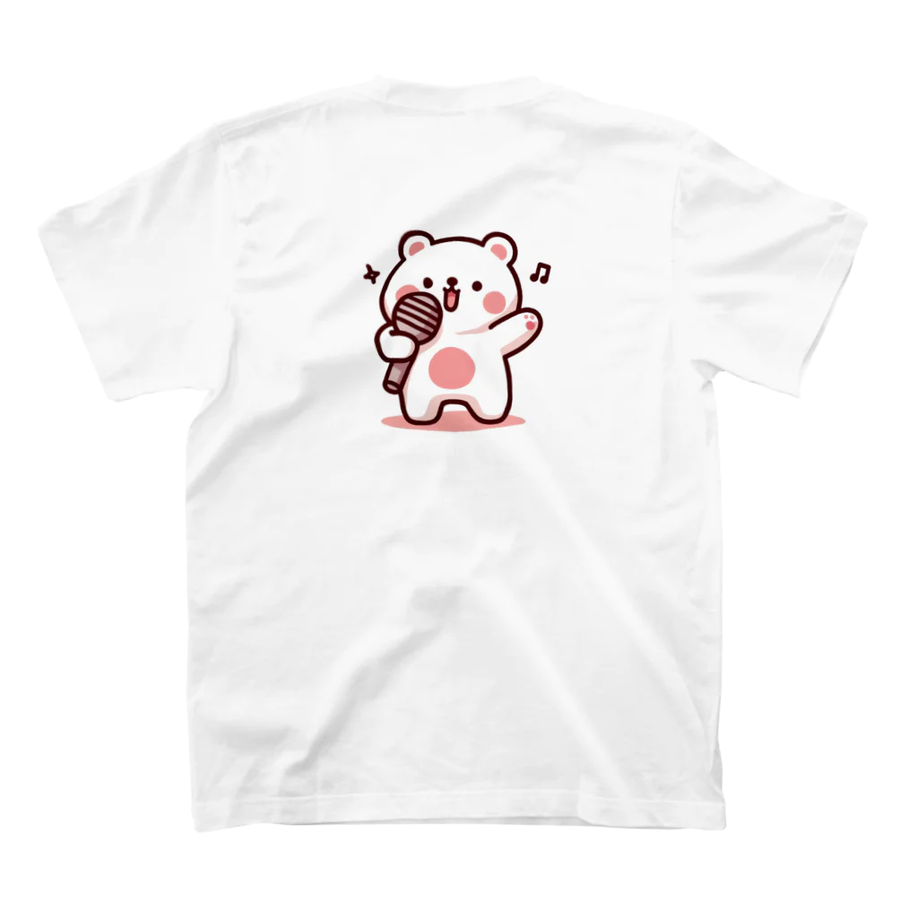 kumainchouの熱唱　くま Regular Fit T-Shirtの裏面