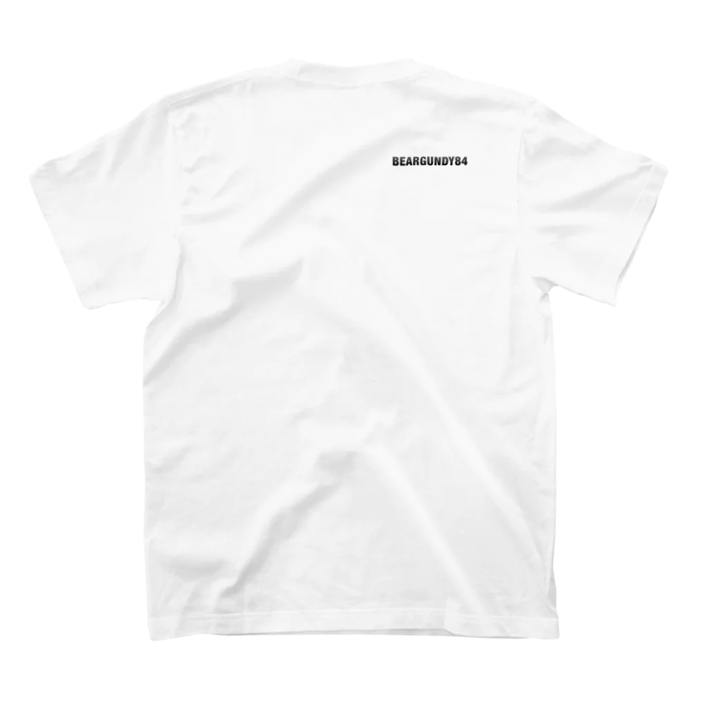 BEARGUNDYのせるふ スタンダードTシャツの裏面