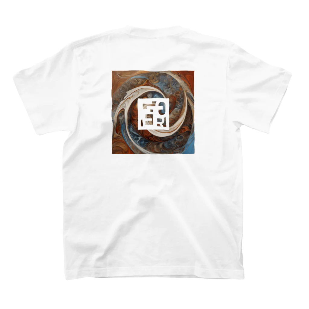 FORTEのSwirl スタンダードTシャツの裏面