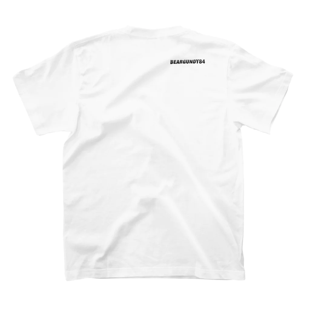 BEARGUNDYの剛 スタンダードTシャツの裏面