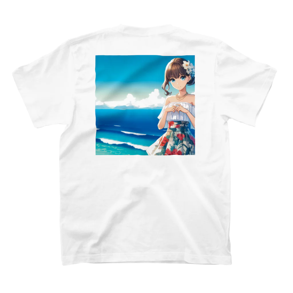 かるるんショップの夏と南国と休日と スタンダードTシャツの裏面