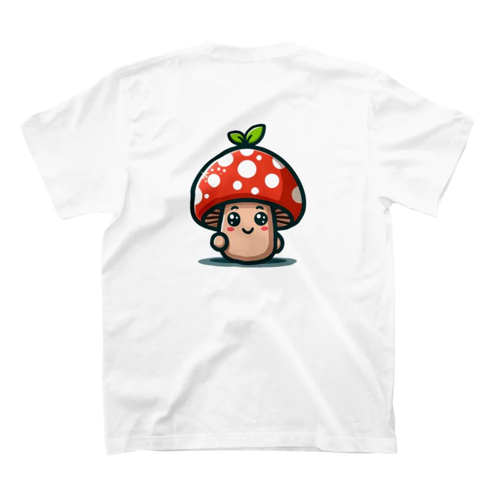 かわいいキノコくん🍄のかわいいキノコくん🍄 スタンダードTシャツの裏面