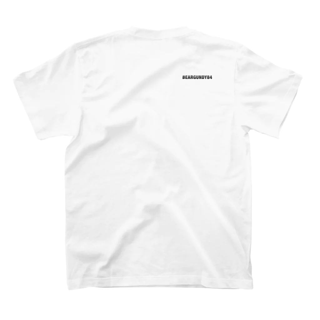 BEARGUNDYの凱旋タッグ Regular Fit T-Shirtの裏面