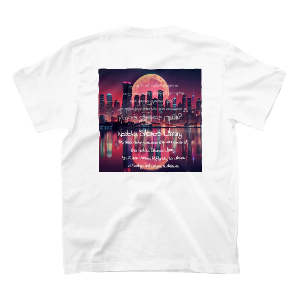 Nodoka Silence Library - WEB SHOPのElectro Moon スタンダードTシャツの裏面