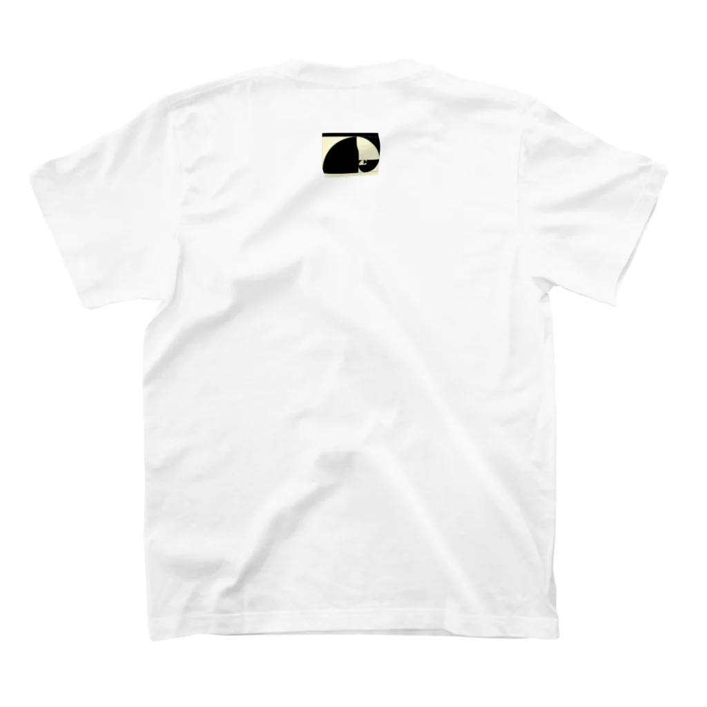 noiSutoaの黄金比率のカラーパレット Regular Fit T-Shirtの裏面