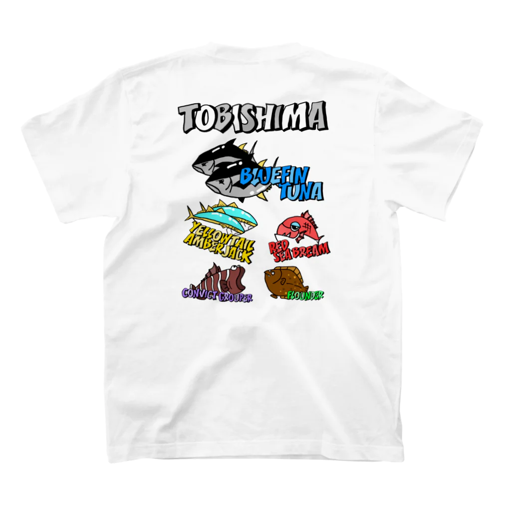 Oceanbright official のTobishima!! Sea of japan スタンダードTシャツの裏面