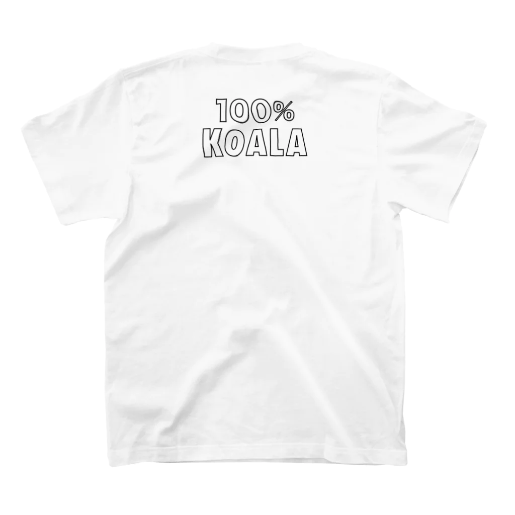 bonsoirの100％コアラDX スタンダードTシャツの裏面