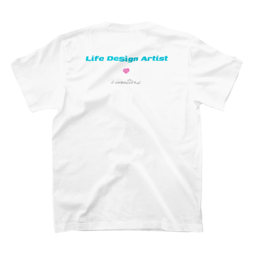 Life❤️Design Artist…のLife Design Artist ② Regular Fit T-Shirtの裏面