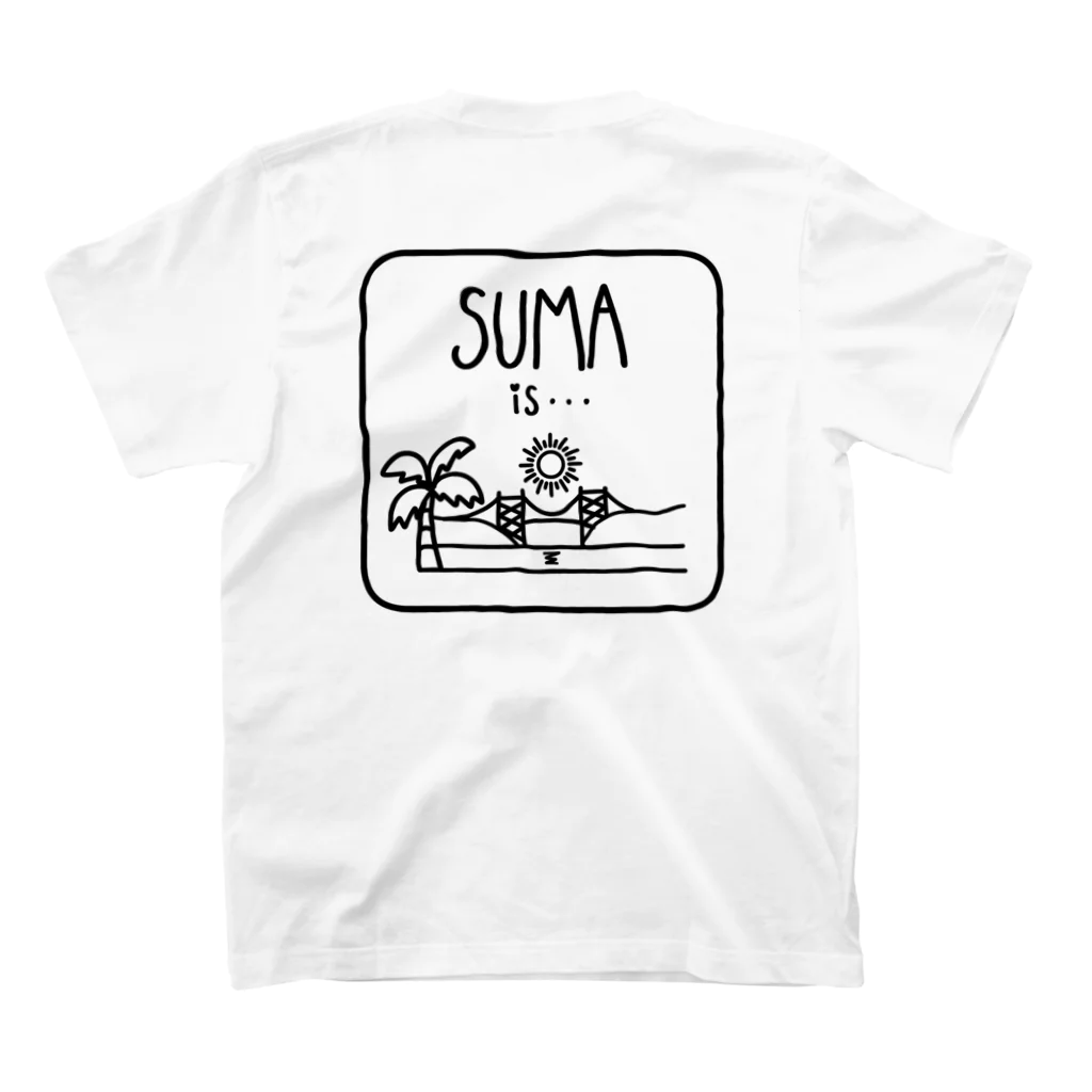 アモズクリエイトの【両面プリント】SUMA is… スタンダードTシャツの裏面