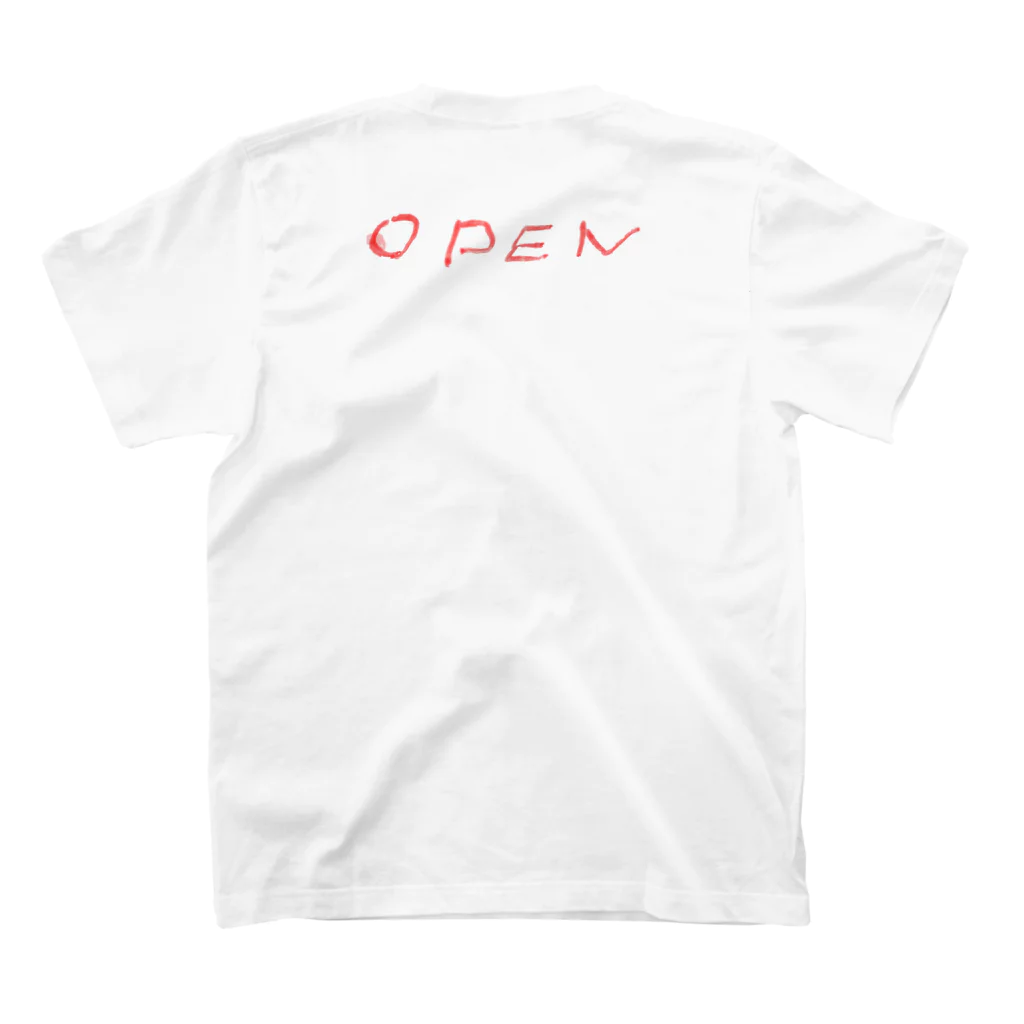 0samu_kuritaのyard T open Regular Fit T-Shirtの裏面