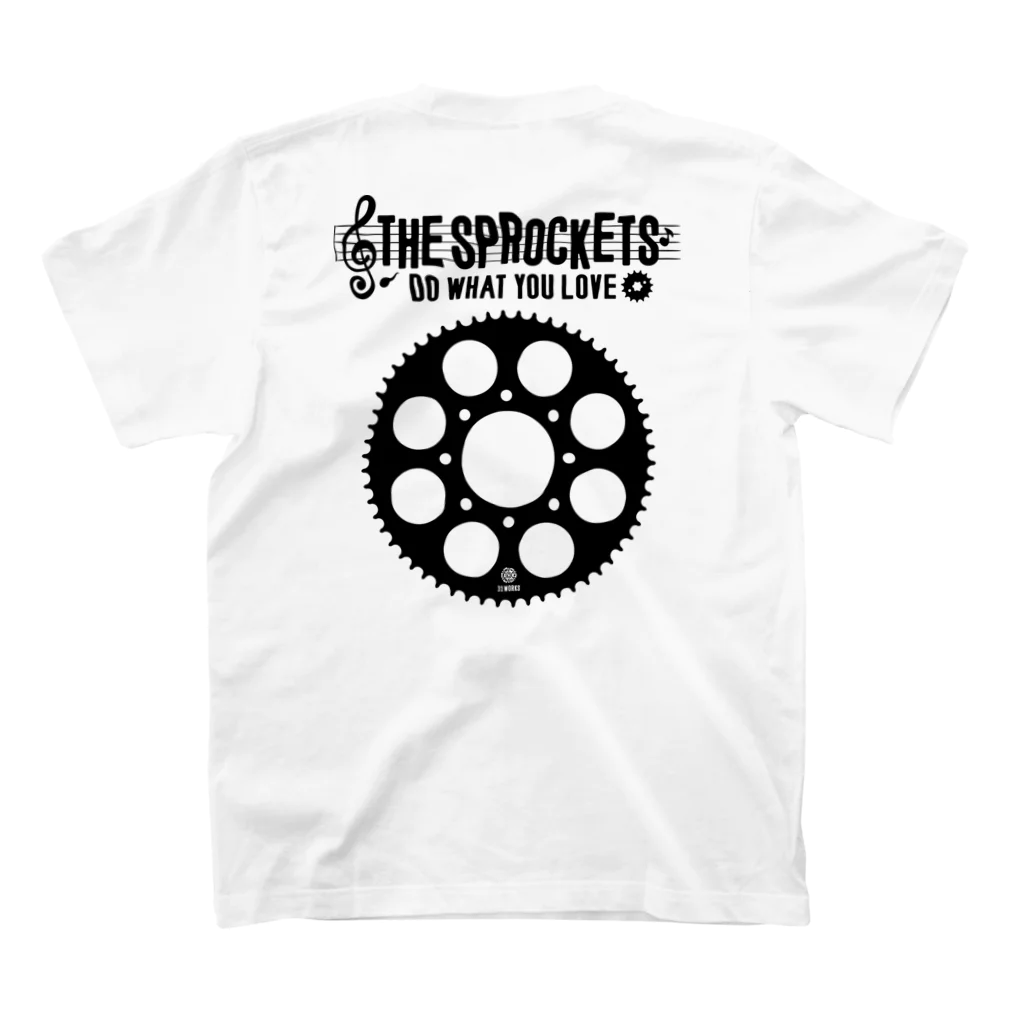 The SprocketsのThe Sprockets　”Happy SPADE”  両面 スタンダードTシャツの裏面