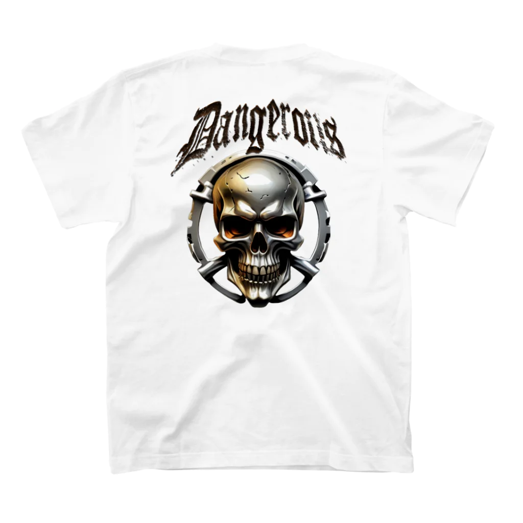 WANTED BIKERのSKULL BIKER-10 スタンダードTシャツの裏面