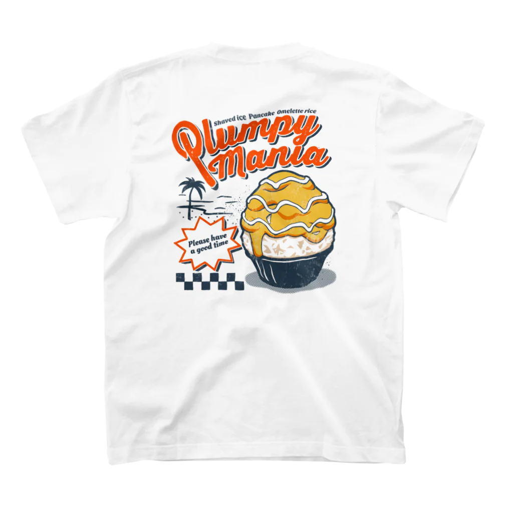 PLUMPY MANIAのPLUMPY yellow sherbet Regular Fit T-Shirtの裏面