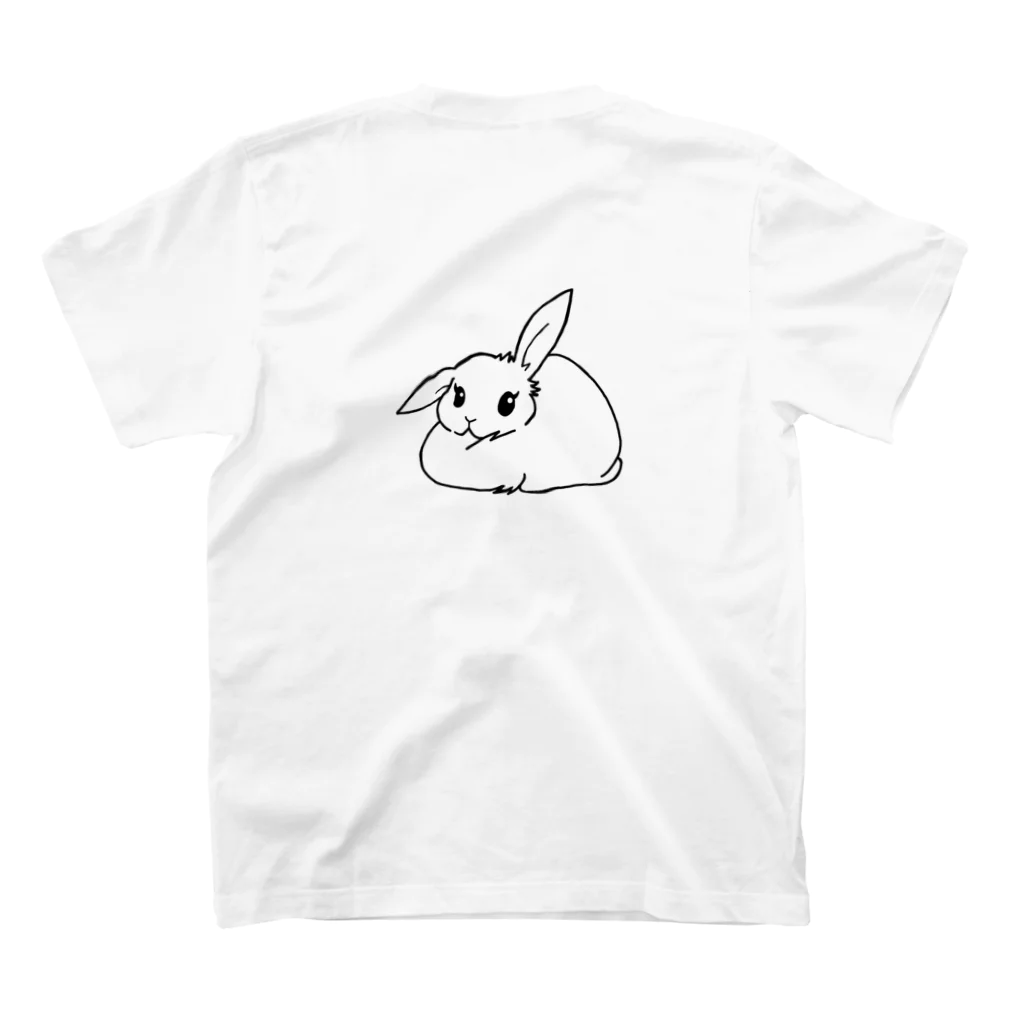 lumina_officialの引き寄せうさぎ スタンダードTシャツの裏面