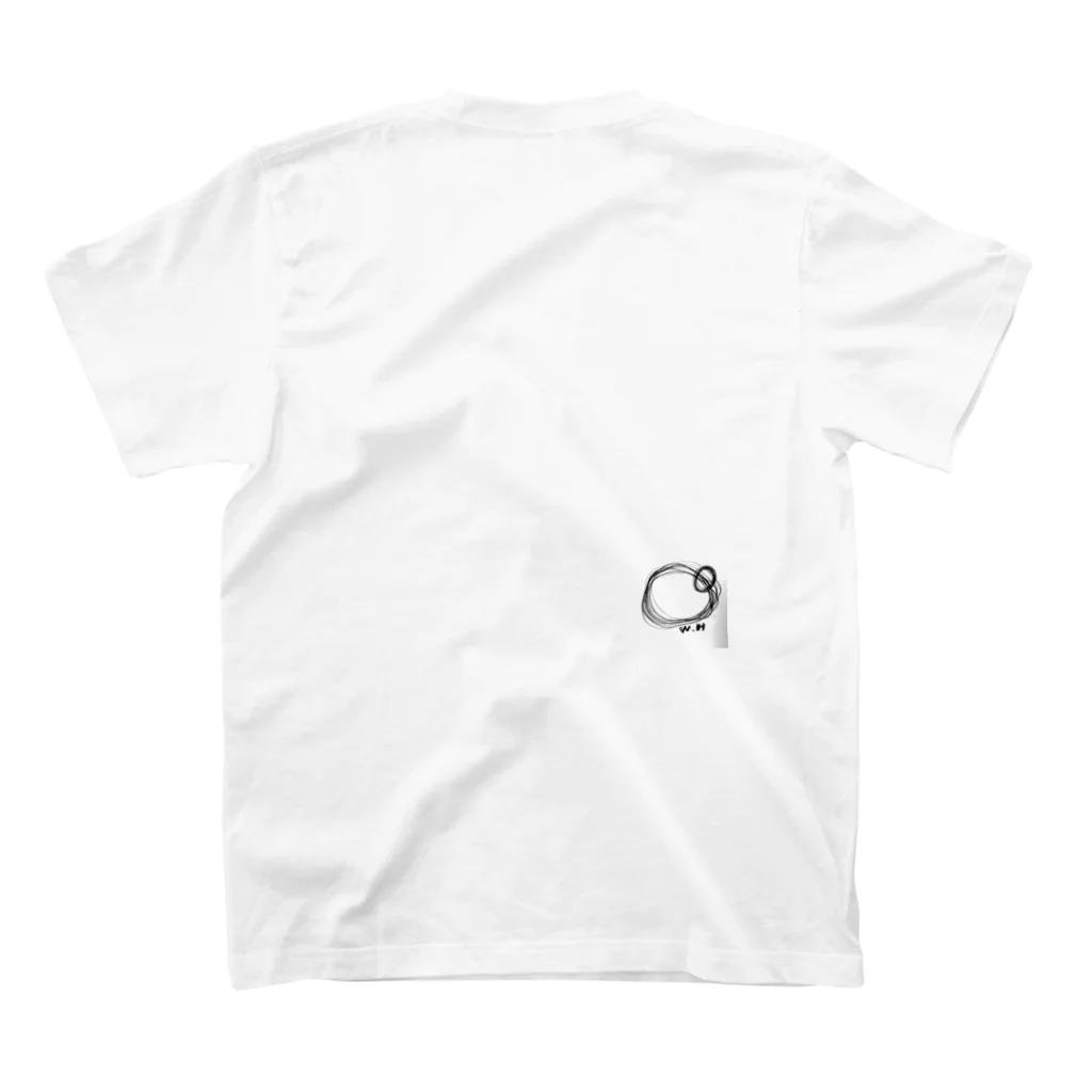 White-Holeの☆vast☆ スタンダードTシャツの裏面