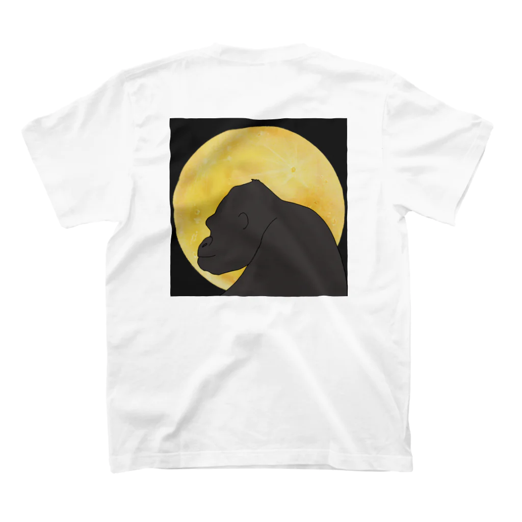 たま屋のBIG MOON スタンダードTシャツの裏面