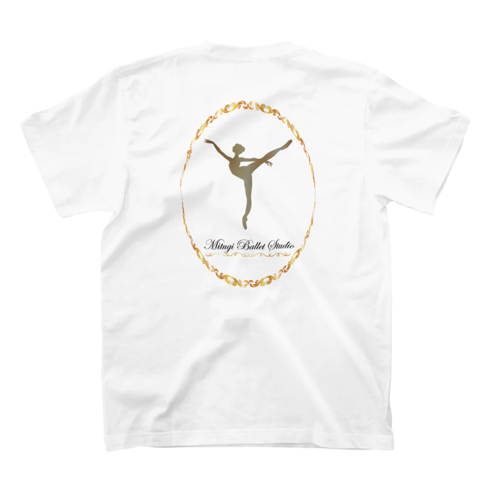 loveskzのMITSUGI BALLET STUDIO  スタンダードTシャツの裏面