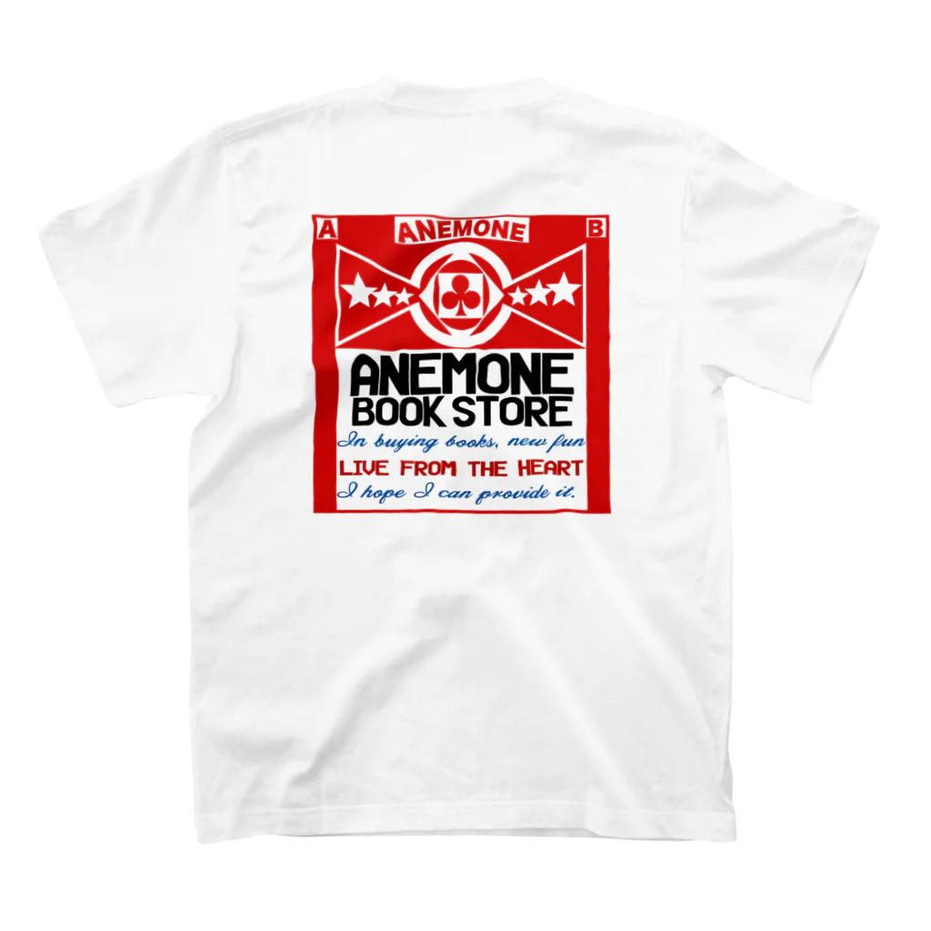 アネモネ書店のアネモネ書店　オリジナルグッズ Regular Fit T-Shirtの裏面