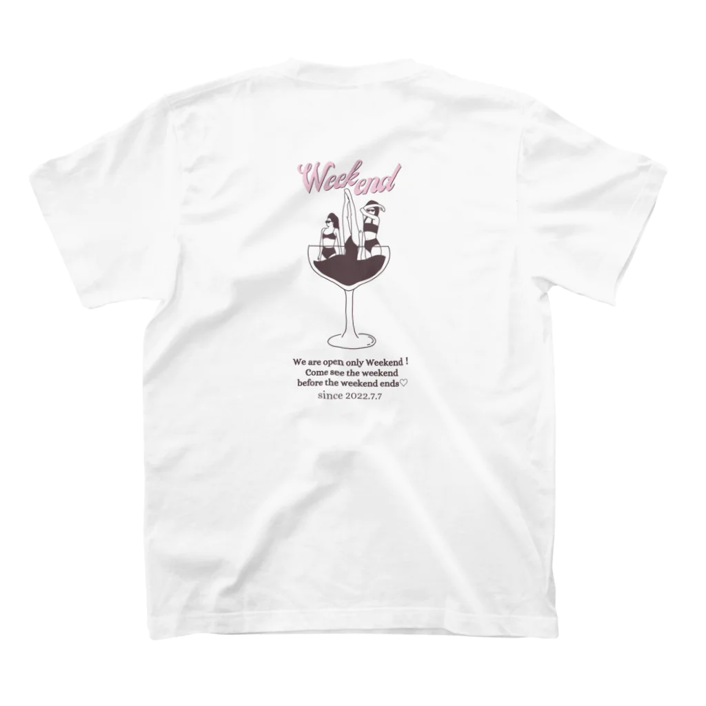 Weekendの3rd anniversary Weekend T スタンダードTシャツの裏面