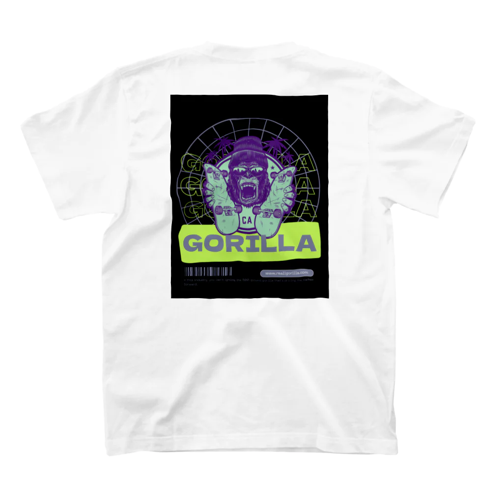 Epilogicのgorilla！！ スタンダードTシャツの裏面