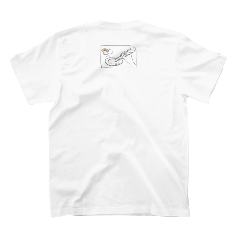 四季のくにのサーモンあげTシャツ Regular Fit T-Shirtの裏面