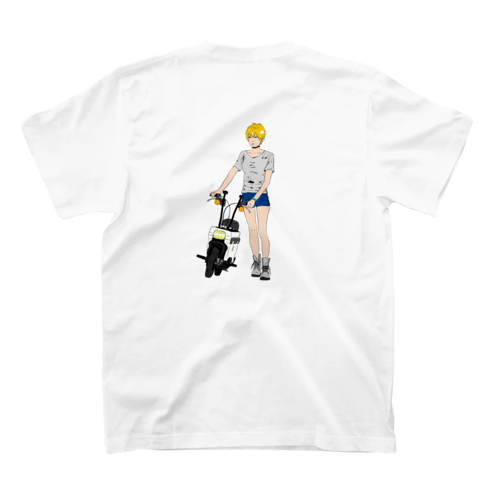 SEVEN COLORS FINAL STOREの【バックプリント】ななみちゃん(モトコンポ) スタンダードTシャツの裏面