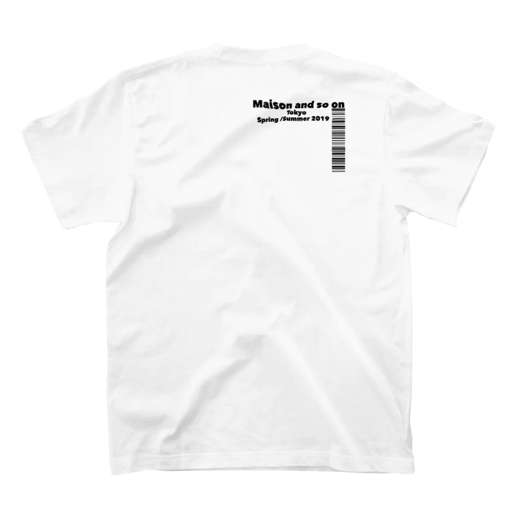 Maison-and so onのMaison-and so on 2019/ss/1 Regular Fit T-Shirtの裏面