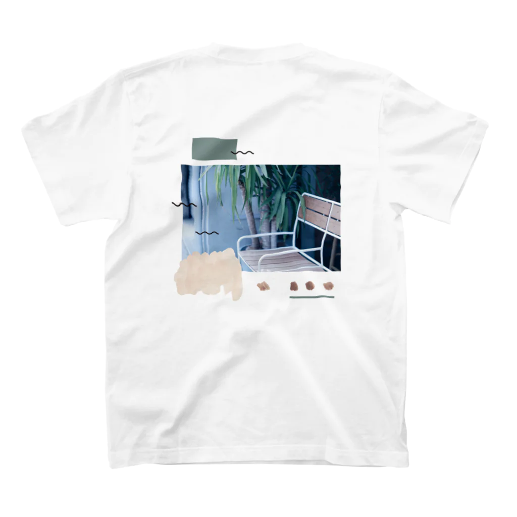 こだまのBreak time here. Regular Fit T-Shirtの裏面