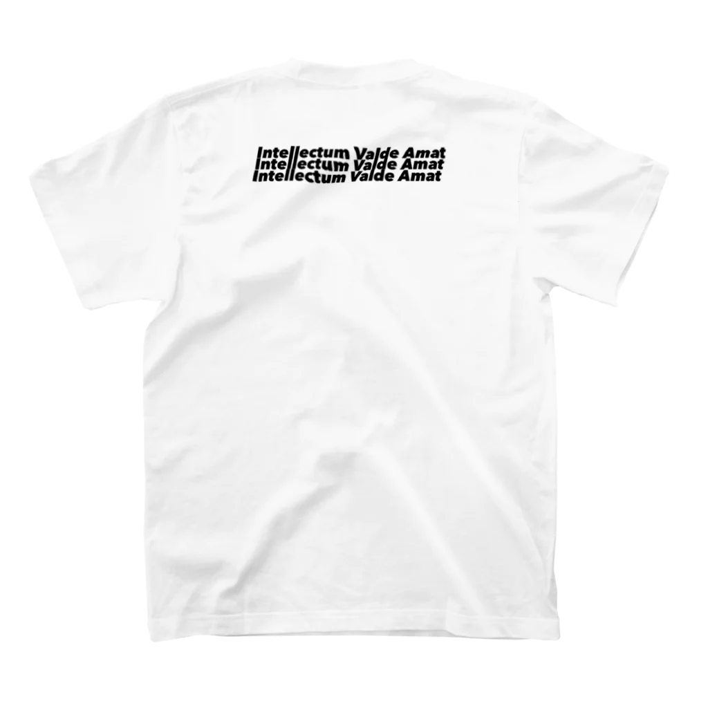 hahahaniwaのメランコリーtee スタンダードTシャツの裏面