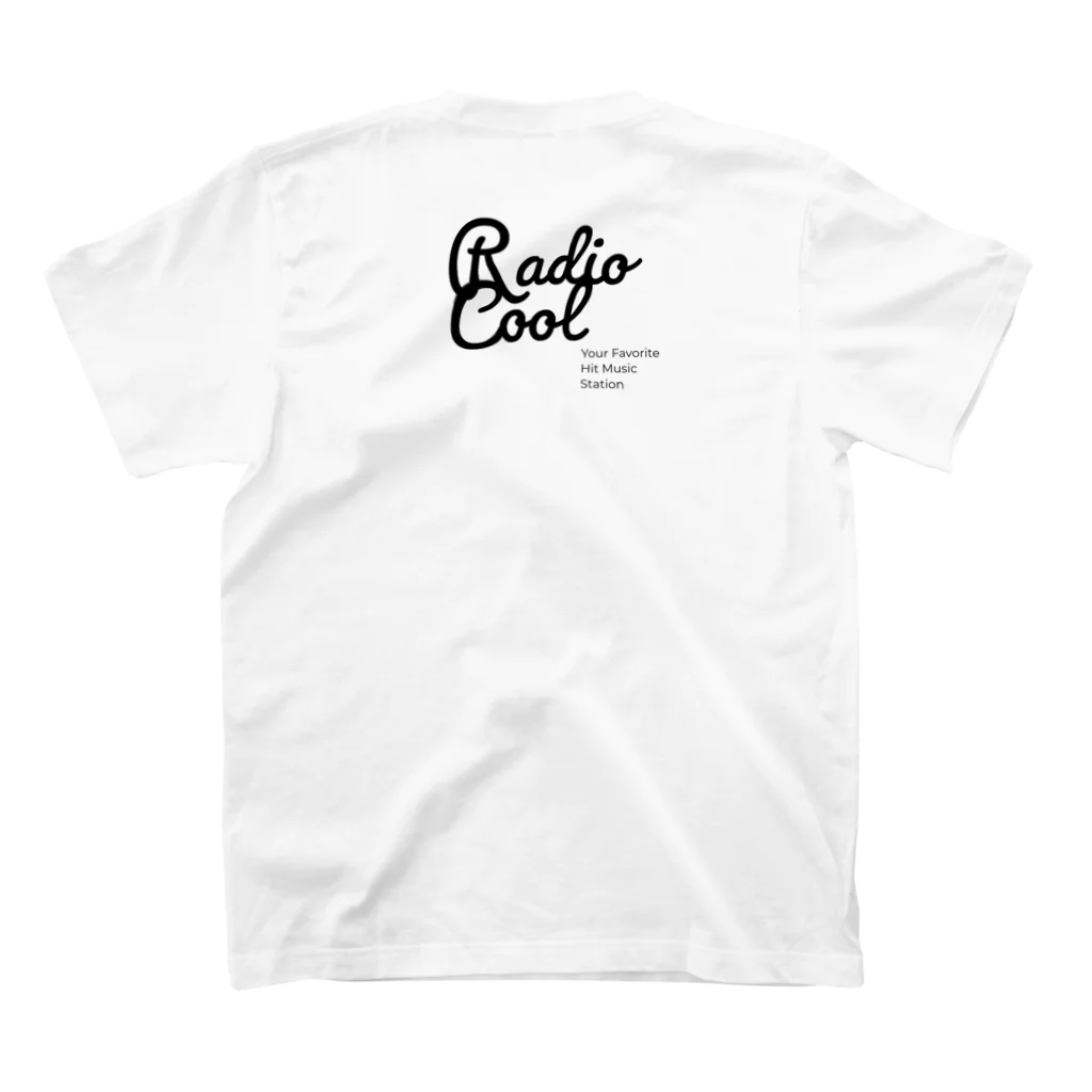 RADIOCOOLのラジオクールオリジナルTシャツ　両面プリントロゴ入り Regular Fit T-Shirtの裏面