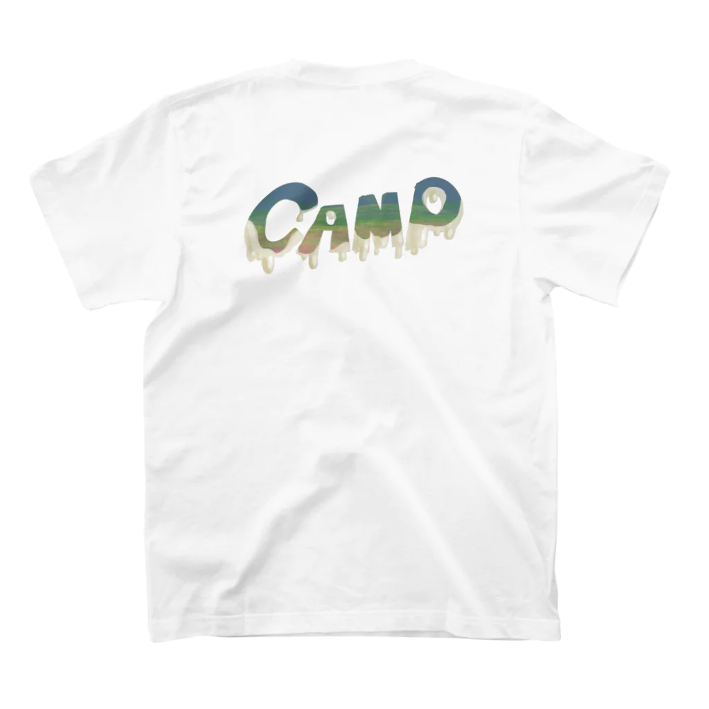 スキコソのCAMP スタンダードTシャツの裏面