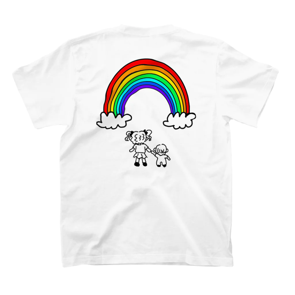 redmoonのover the rainbow Regular Fit T-Shirtの裏面