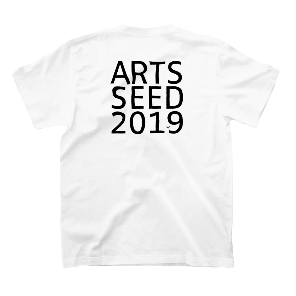 ARTS SEED OKITAMA 2019のASO2019×樽見浩 急須 スタンダードTシャツの裏面