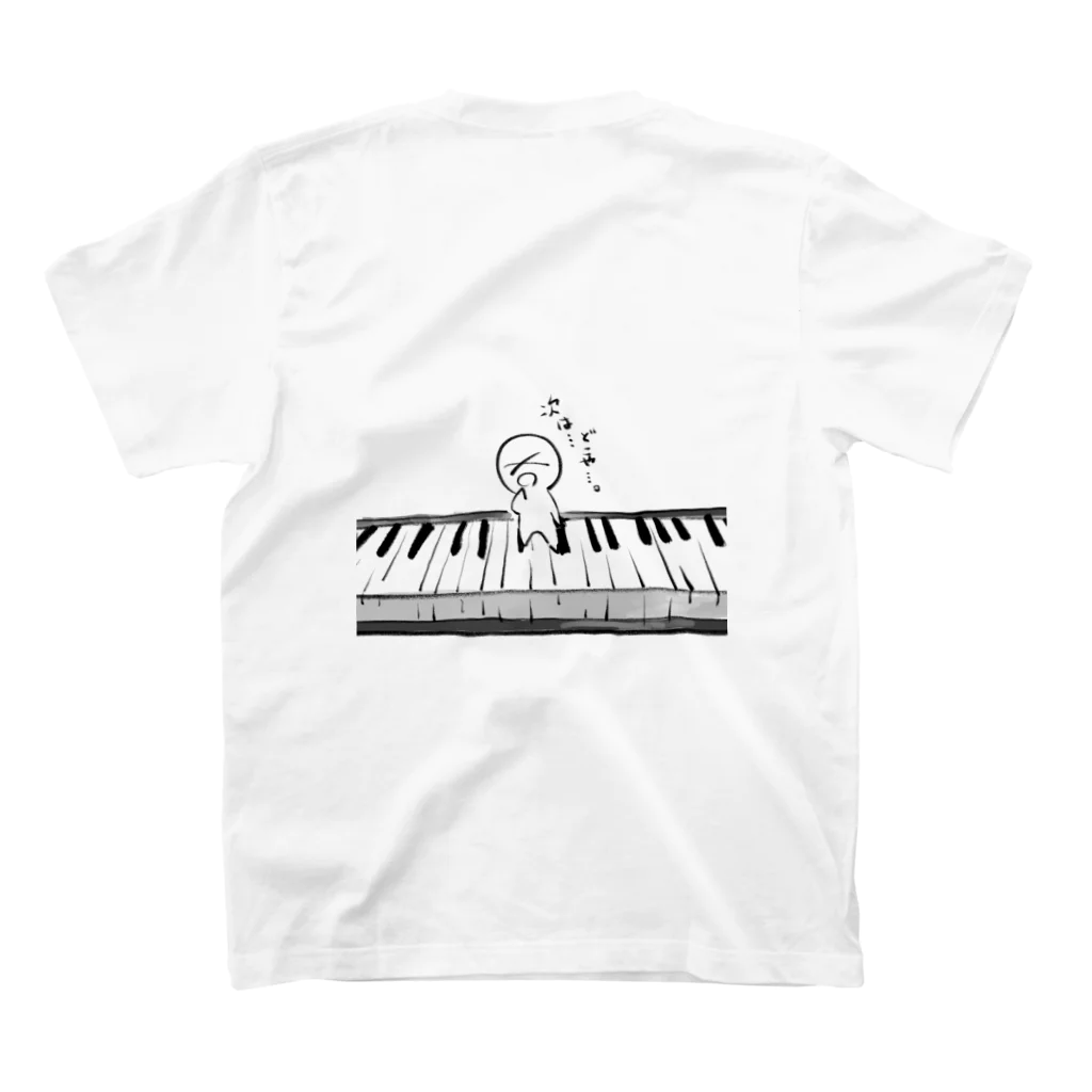 BTMR Atelierのばってんまるぐっず5 スタンダードTシャツの裏面