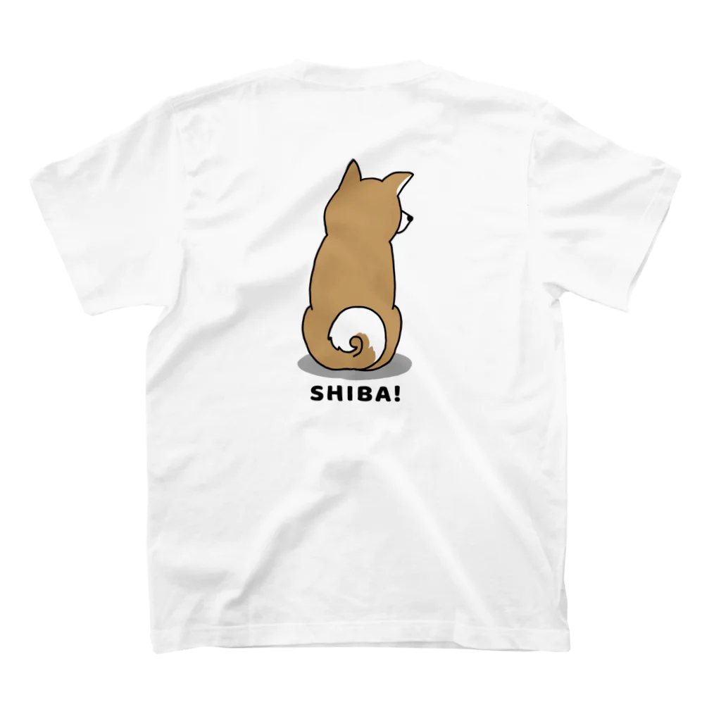 efrinmanのshiba（両面） Regular Fit T-Shirtの裏面