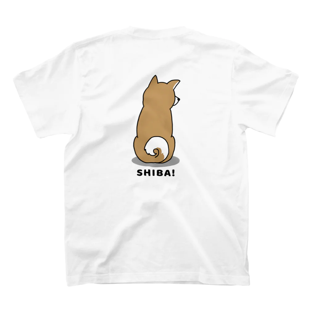 efrinmanのshiba1&2（両面2） スタンダードTシャツの裏面